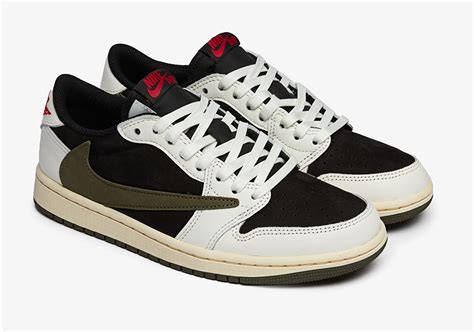 Air Jordan 1 Low x Travis Scott 'Reverse Olive' 